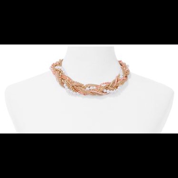 🆕 NWT Faux Pearl Necklace - Picture 2 of 2